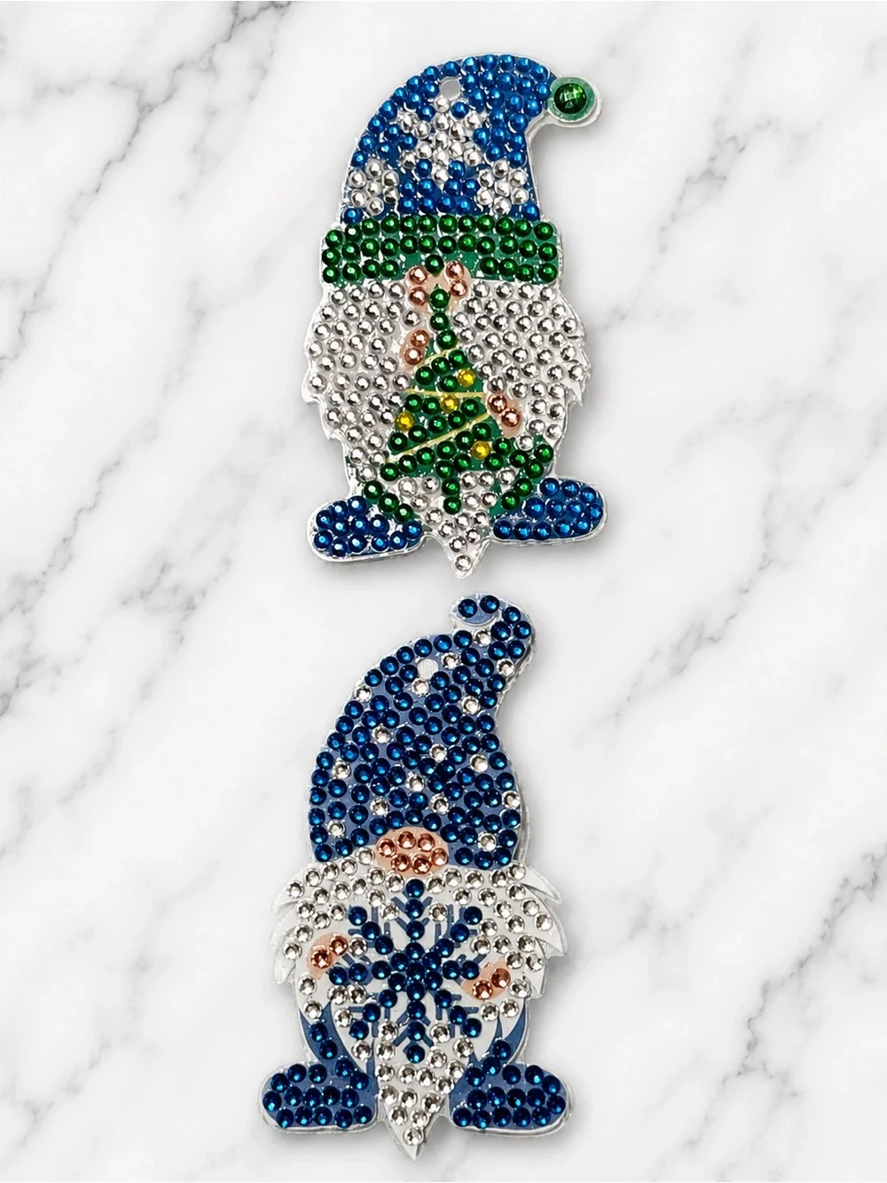 Gnome Christmas Dots Ornaments - Pack of 10